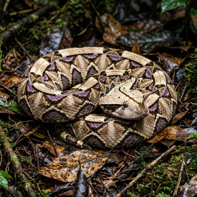 Vipère du Gabon