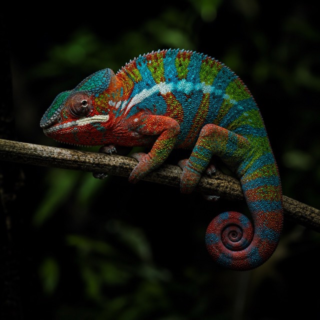 Caméléon panthère